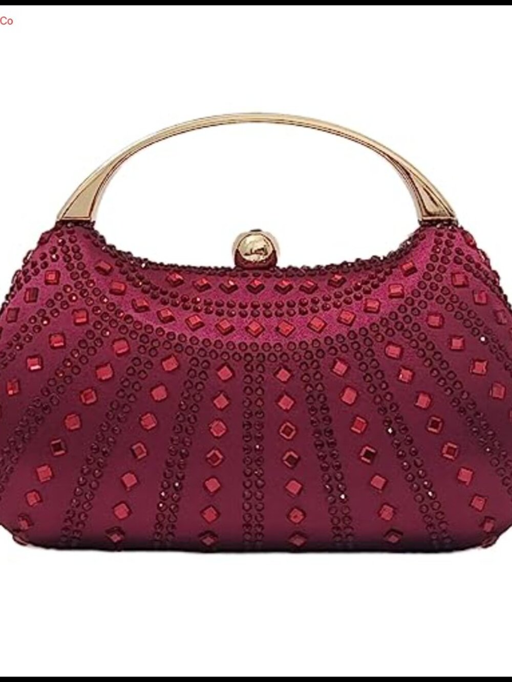 Crystal Rhinestone Clutch Evening Bag Satin Wedding Prom Party Purse
